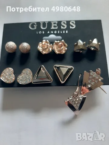 Чисто нови GUESS обеци - 6 броя