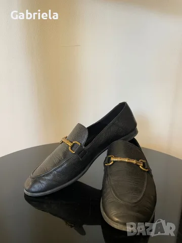 Мокасини естествена кожа Massimo Dutti, снимка 3 - Дамски ежедневни обувки - 56633838