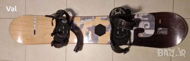 Сноуборд Burton Supermodel 159 със автомати Burton Cartel
