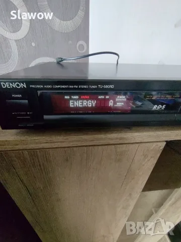 Denon TU 580RD качествен тунер с RDS, снимка 2 - Декове - 56686289