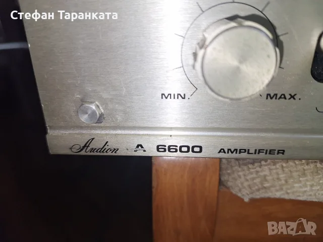 Германски усилвател Audion A 6600, снимка 5 - Ресийвъри, усилватели, смесителни пултове - 56579080