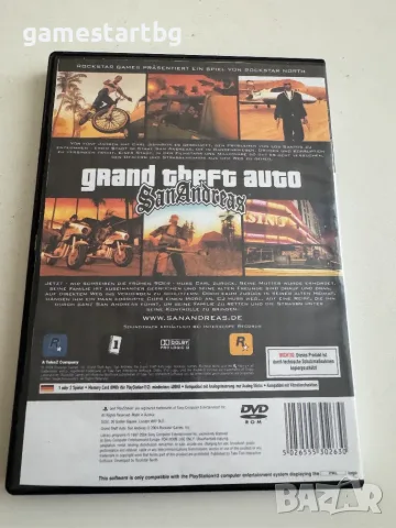 Grand Theft Auto San Andreas за PS2, снимка 2 - Игри за PlayStation - 56666537