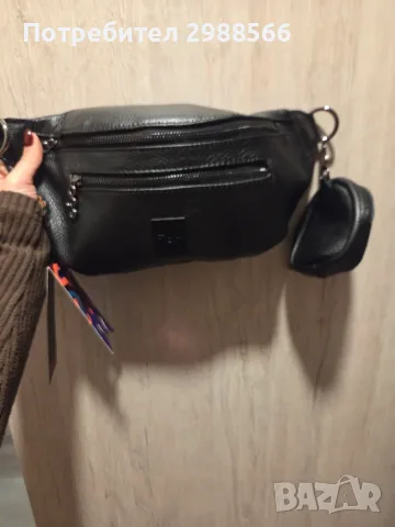 Чисто нова чанта ест кожа Его