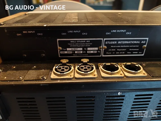 Studer A807 ролков магнетофон, снимка 6 - Декове - 56617817
