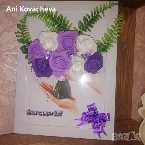 Картини с три-d цветя, снимка 16 - Картини - 56722119