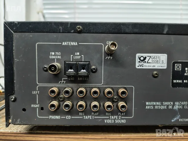 Усилвател JVC RX-204, снимка 8 - Ресийвъри, усилватели, смесителни пултове - 56694842