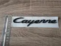 Порше Porsche Cayenne черен надпис емблема, снимка 4