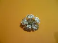 Изящна  сребърна брошка, снимка 5
