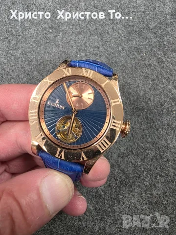 Мъжки луксозен часовник  Corum, снимка 3 - Мъжки - 56682380