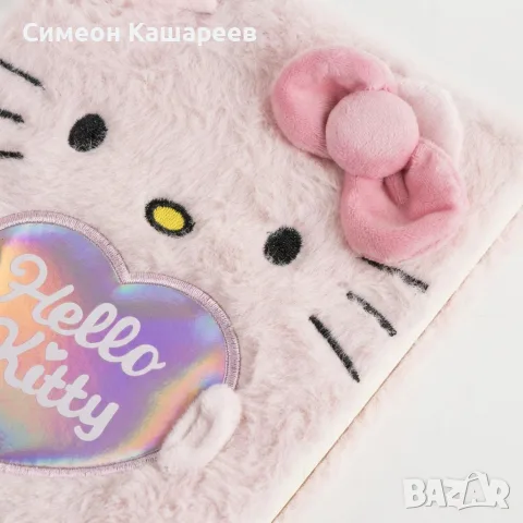 Плюшен тефтер А5 Hello Kitty, снимка 2 - Ученически пособия, канцеларски материали - 56708471