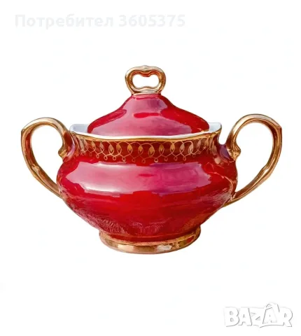 Сервиз за чай Karolina  Полша 1960-70 г, снимка 2 - Антикварни и старинни предмети - 56573134