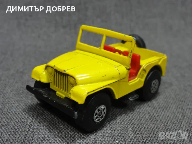 СТАРА РЕТРО МЕТАЛНА КОЛИЧКА JEEP CJ5 MATCHBOX SUPERFAST ENGLAND