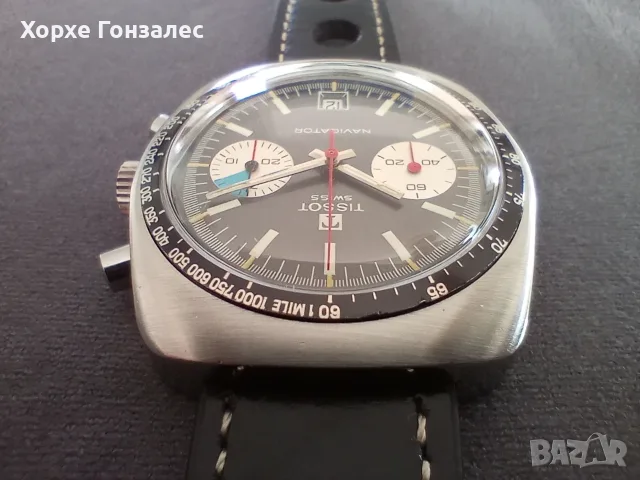Tissot Navigator chronograph 1970' Valjoux 7734, снимка 4 - Мъжки - 56721258