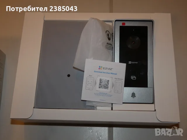 Ezviz CP5 Smart интелигентна външна домофонна камера, снимка 2 - Домашни звънци и интерфони - 56624375