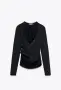 Zara черен топ размер XS, снимка 2