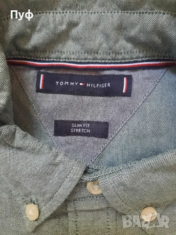 мъжка риза на TOMMY HILFIGER , снимка 3 - Ризи - 56647328