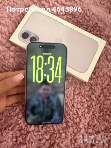 iPhone 17 Lavender 256GB, снимка 3 - Apple iPhone - 56584162