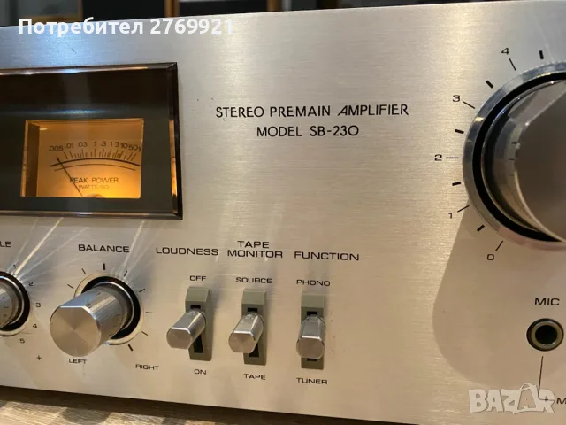  Усилвател Toshiba SB 230, снимка 5 - Ресийвъри, усилватели, смесителни пултове - 56638206