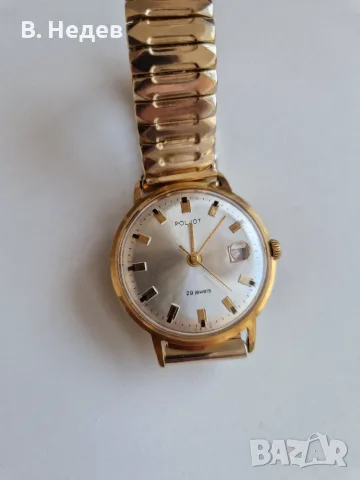 POLJOT /de luxe/, 29 jewels, automatic, 2416, Au 20, USSR, TOP!