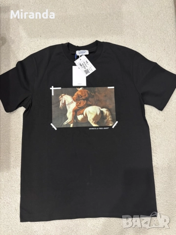 Off White мъжка тениска М, снимка 2 - Тениски - 56647561