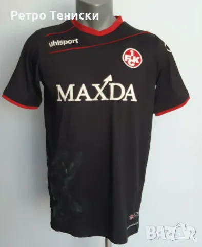 Тениска Kaiserslautern — Гостуващ (Karl #37) Uhlsport — Мъже размер S Черно (сезон 2015/16)