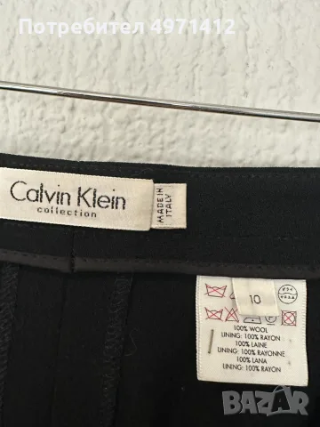 Вълнен панталон Calvin Klein, снимка 4 - Панталони - 56577526