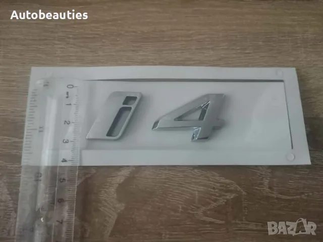 сребриста емблема BMW i4, снимка 3 - Аксесоари и консумативи - 56580511