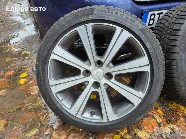 Джанти Пежо 4x108x7,5J17ет32, снимка 3 - Гуми и джанти - 56729356