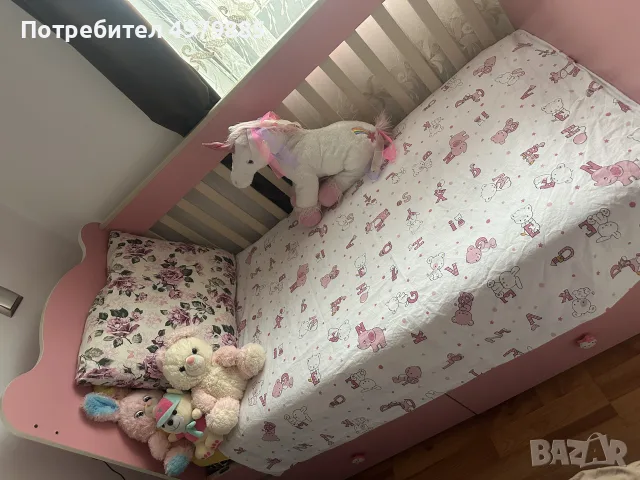легло за момиченце, снимка 7 - Бебешки легла и матраци - 56618855