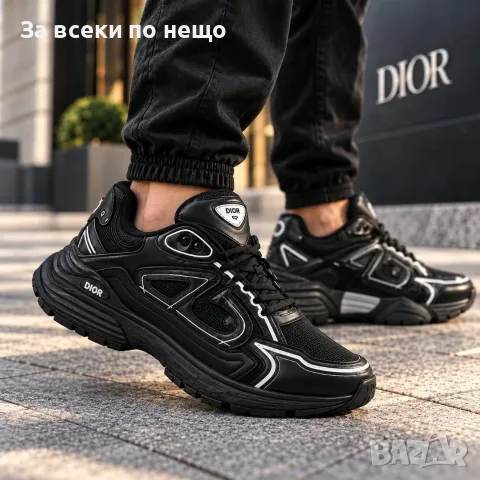 Dior мъжки маратонки реплика /черно/, снимка 3 - Маратонки - 56554998