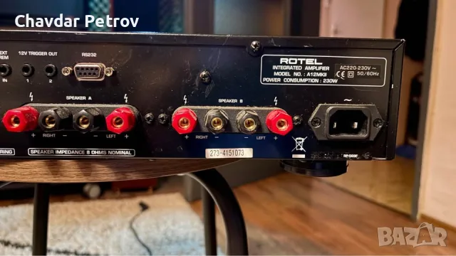 Rotel A12 MKII усилвател и дак, снимка 10 - Аудиосистеми - 56718672