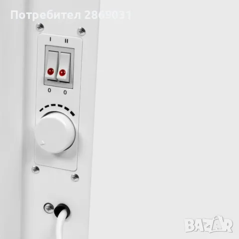 Електрически конвекторен отоплител 2000W, снимка 3 - Отоплителни печки - 56557613
