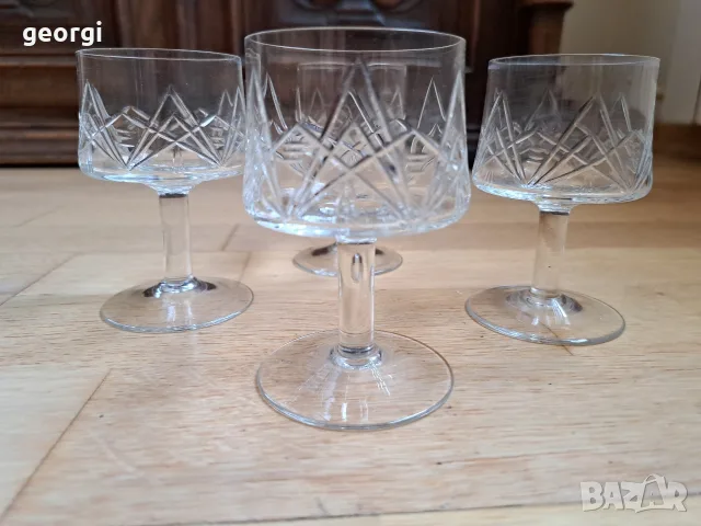 български кристални чаши 