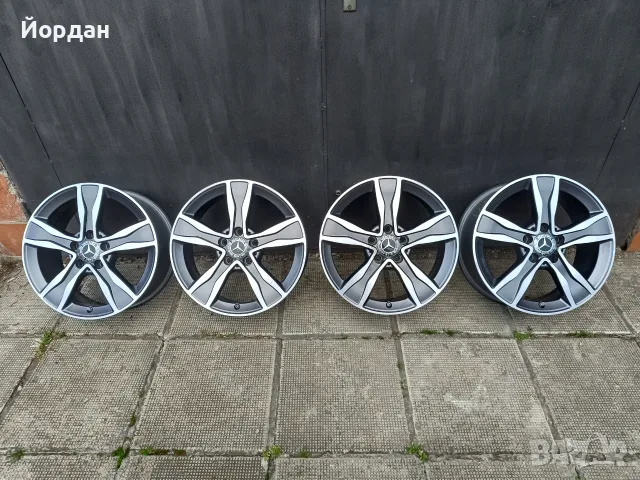 ОРИГИНАЛНИ джанти 17 ' цола 5x112 MERCEDES C KLASSE W205 / МЕРЦЕДЕС 7J ET48,5