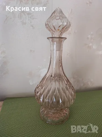 Красиви гарафи цвят сьомга, снимка 3 - Декорация за дома - 56577990