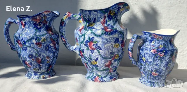 3 винтидж кани Ringtons, Maling Ware и Sadler, снимка 4 - Винтидж декорации за дома - 56746099
