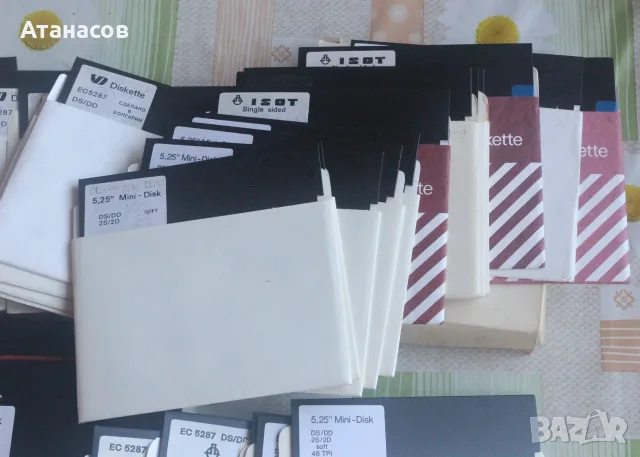 Дискети за стари компютри - 5,25" Floppy Disks, снимка 3 - Външни хард дискове - 54752561