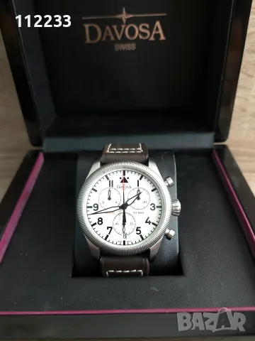 БАРТЕР DAVOSA Aviator FLY BACK Chronograph, снимка 2 - Мъжки - 37795050