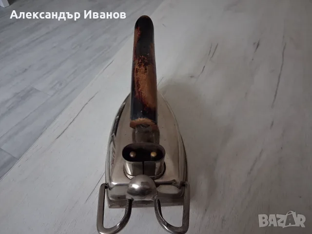 Стара,германска ютия AEG, снимка 3 - Антикварни и старинни предмети - 56722529