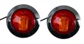 1бр. ЛЕД LED стоп кръгъл с хром ринг, 12-24V , ПОЛША, снимка 1