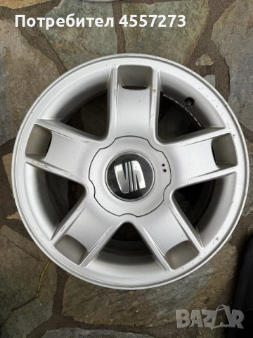Алуминиеви джанти Сеат Леон 15”, снимка 4 - Гуми и джанти - 56570826