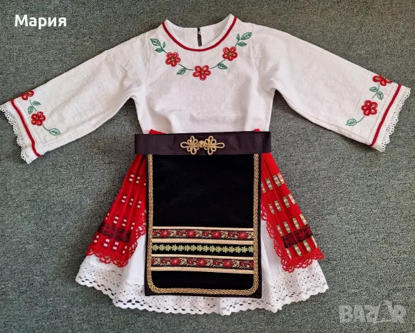 Народна носия  2-4 г - 35 €, снимка 4 - Детски комплекти - 56658142