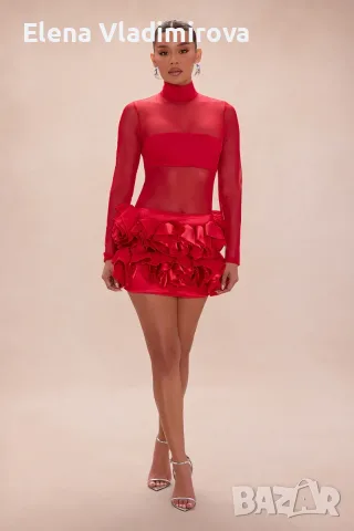Мини рокля 3D - Бранд Fashion Nova, снимка 4 - Рокли - 56568716