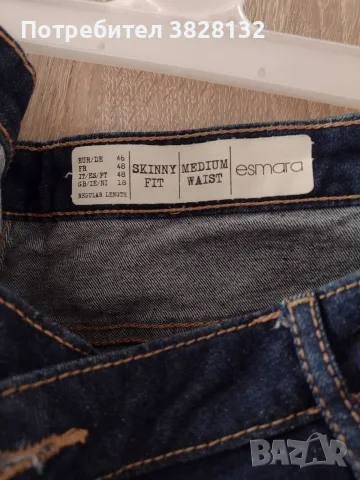 дънки дамски сини, снимка 4 - Дънки - 56600903