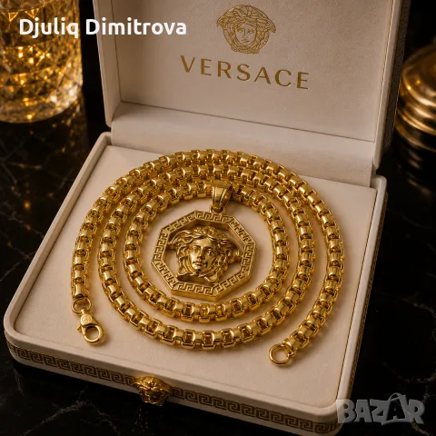 👑 Масивен мъжки ланец с плочка – 85 г / 70 см | 25 €