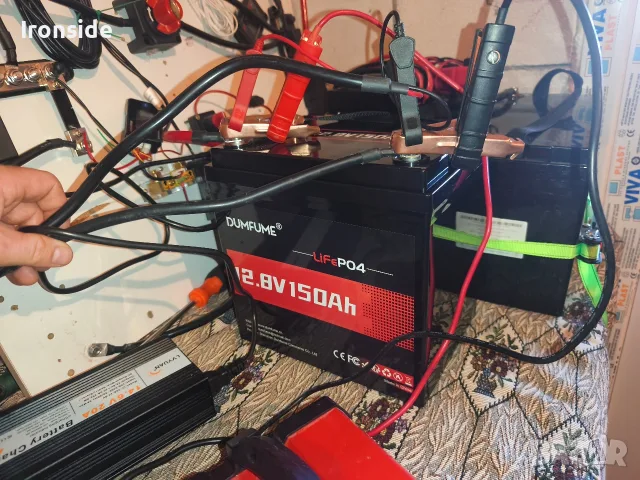Lifepo4 батерия 12v 150ah 1бр Wattcycle 100Ah 2 бр