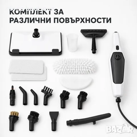 Парен моп 12 в 1 MalTec SteamExpert, 2000 W, снимка 3 - Мопове, кофи, четки и метли - 56564491