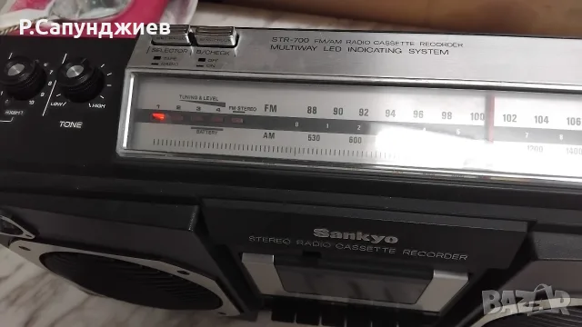 SANKYO stereo radio cassete, снимка 3 - Радиокасетофони, транзистори - 56562587
