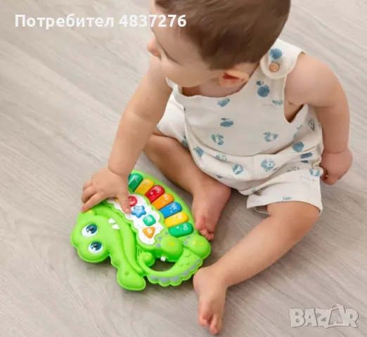 Музикална йоника Крокодилче, снимка 3 - Музикални играчки - 56619629
