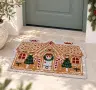 Коледна изтривалка GINDERBR HOUSE 45Х75, снимка 2